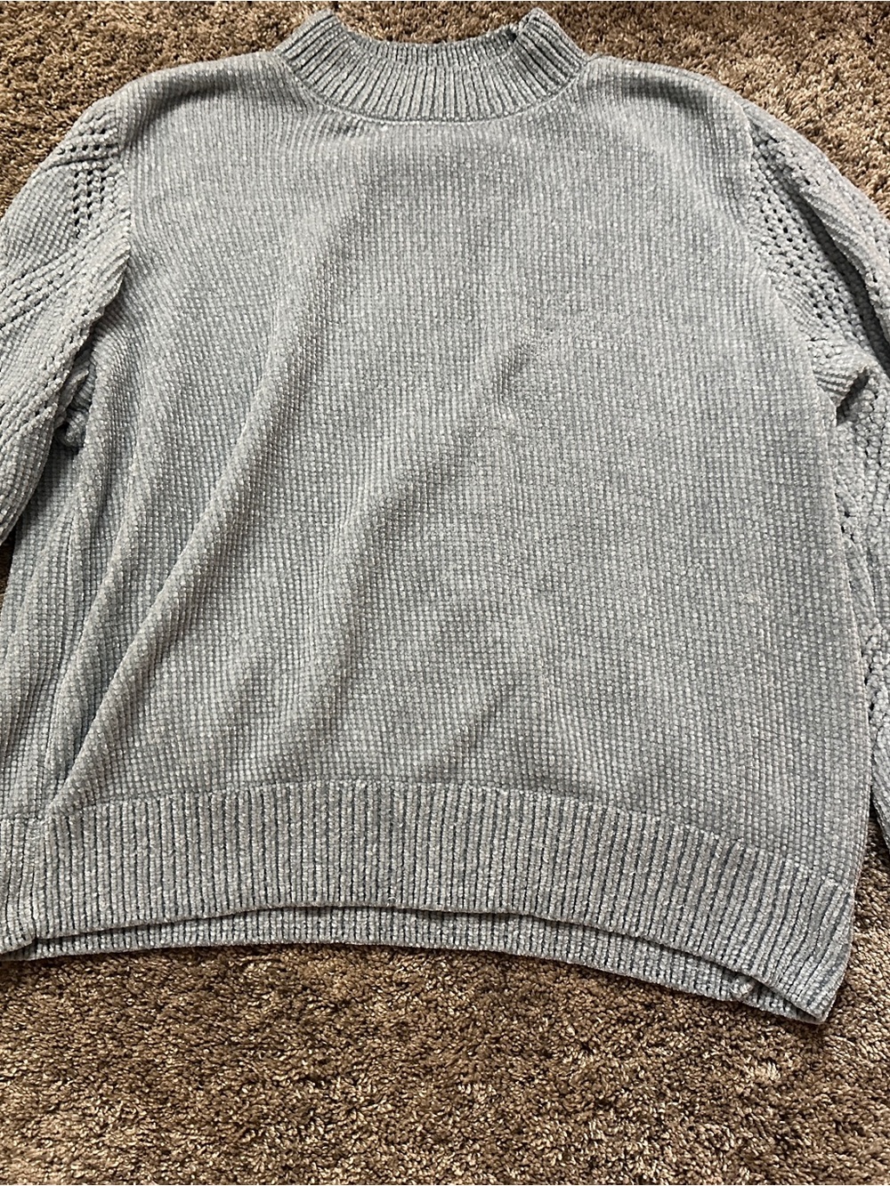 Adrienne Vittadini Light blue Knit Pullover